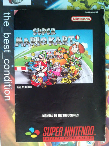 Manuale super mario kart - super,