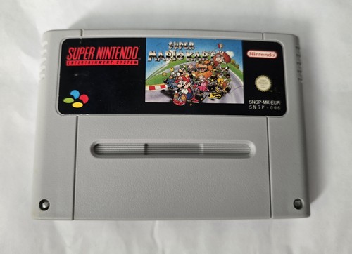 Cartuccia super mario kart - mario,