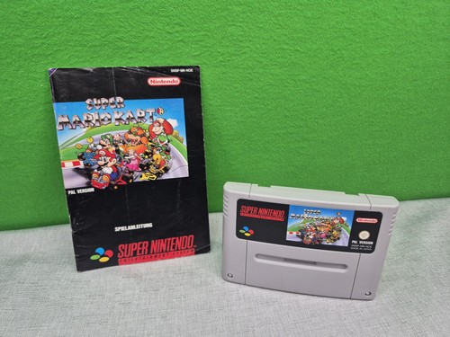 Super mario kart nintendo snes - super,