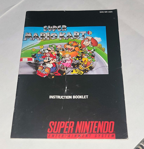 Super mario kart snes - kart, manuale