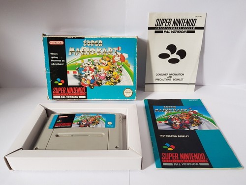 Super mario kart snes completo - super,