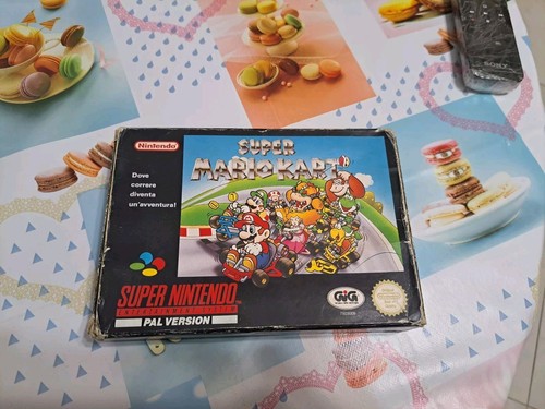 Super mario kart snes - super,