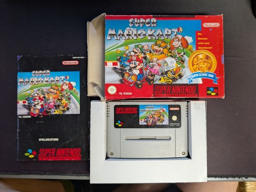 Snes super mario kart - super,